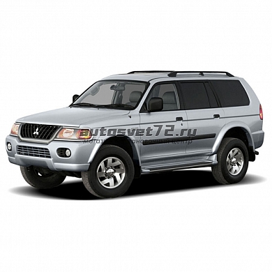 Стекло фары Pajero Sport / Montero Sport 2000-2008 (левое)